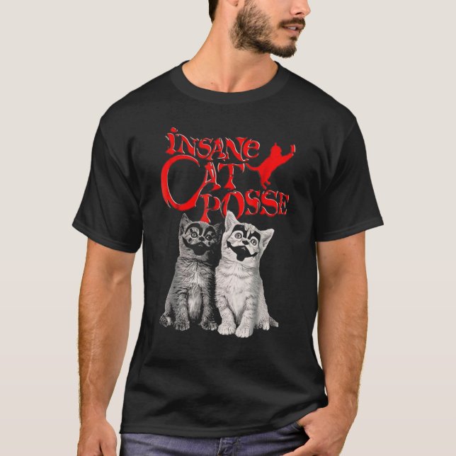 Cat Insane Cat Posse T-Shirt (Vorderseite)