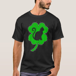 Cat Irish Kleeblatt Balinese Cat St Patrick S Day T-Shirt