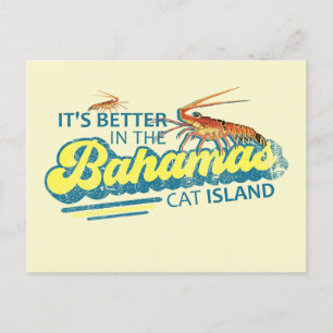 Cat Island Bahamas Postcard Schifffahrt Postkarte