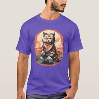 Cat Japanese Art Freund T-Shirt