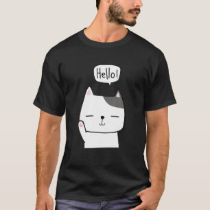 Cat Japanisch Kawaii Kitten Anime Süße Tier Lover T-Shirt