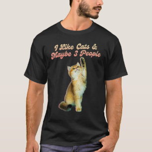 Cat Joke Unglaublich witzig Sarcastic Sprichwort Q T-Shirt