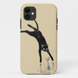 Cat Jumping in den Teich, Alexandre Steinlen Case-Mate iPhone Hülle