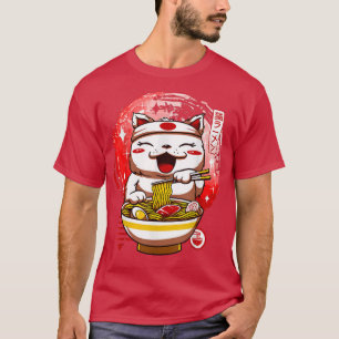 Cat Kami Sama Ramen Japan T-Shirt