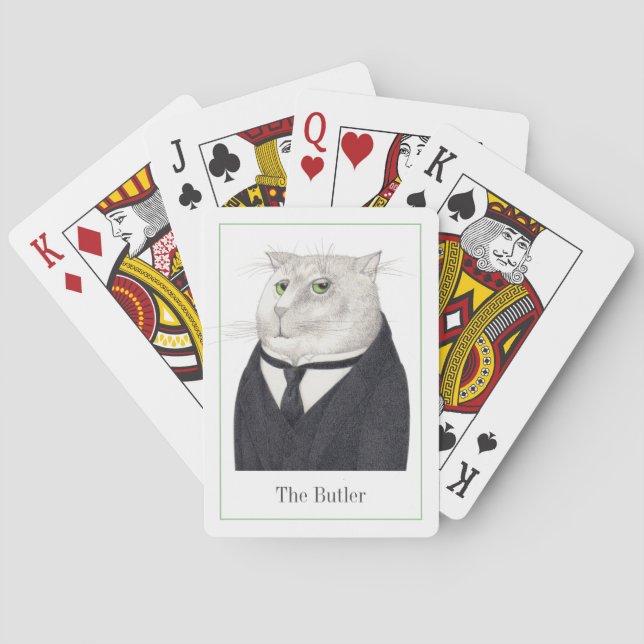 CAT-KATZE-KARTEN + Text Spielkarten (Rückseite)