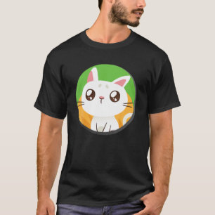 Cat Kawaii Cartoon Lovely Kitten Süße Tier Lover T-Shirt