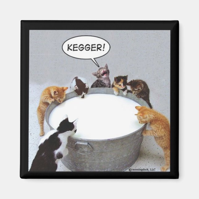 Cat Kegger Magnet (Vorne)