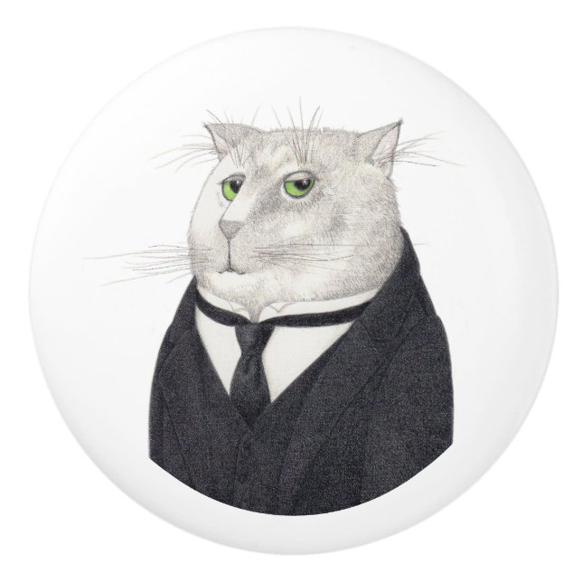 CAT-Keramik-Knöpfe Keramikknauf (Vorderseite)