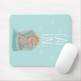 Cat King - Geschenke für Katzen-Liebhaber Mousepad