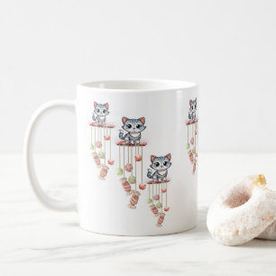 Cat Kitten Chimes Tasse