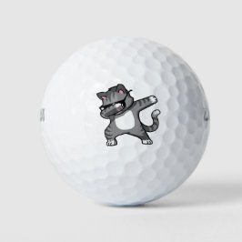 Cat Kitten Dab Hoodie Golfball