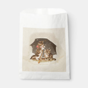 Cat Kitten kitty antiken Vintag hübsch niedlich Geschenktütchen