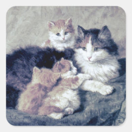 Cat & Kittens Henriette Ronner-Knip Sticker Sheet