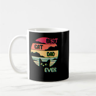 Cat Kitty Best cat Papa je 51 Pfoten Black Cat Kaffeetasse