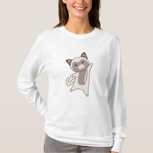 Cat Kitty Fur Nose Niedlicher Tiere Kinder T-Shirt