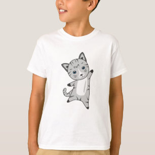 Cat Kitty Gray Fur Nose Niedlicher Tiere T-Shirt