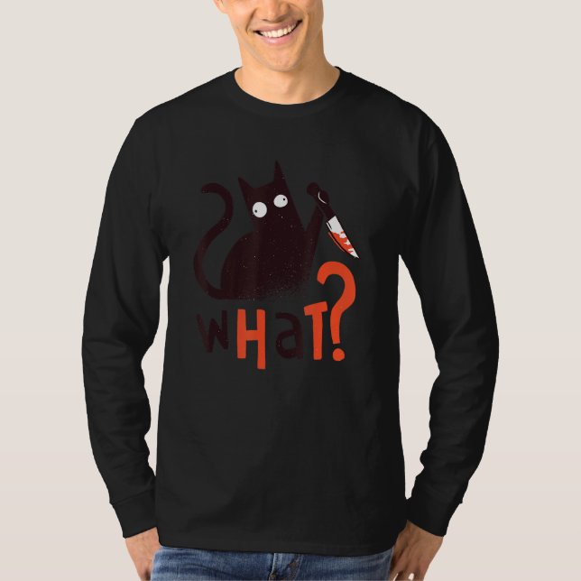Cat Knife T-Shirt (Vorderseite)