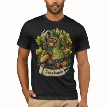 Cat Knight Vintage T-Shirt Druck