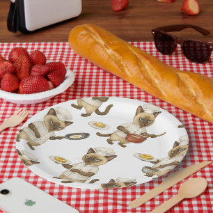 Cat Koch kocht Frühstück Pappteller