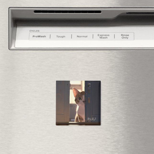 Cat Kühlschrankmagnet Magnet (In Situ (Geschirrspüler))