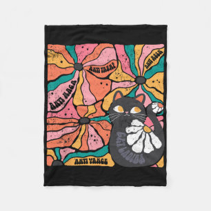 Cat Ladies Anti Trump Anti Vance, Vintage Katzen A Fleecedecke