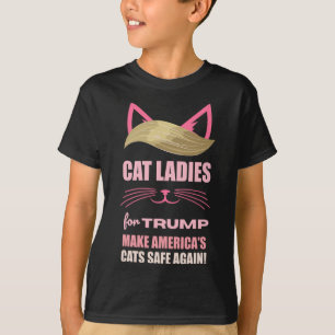 Cat Ladies für Trump Machen Amerikas Katzen Wieder T-Shirt