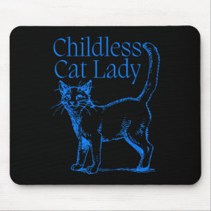 Cat Ladies wählen Blau für Kamala Harris als Präsi Mousepad