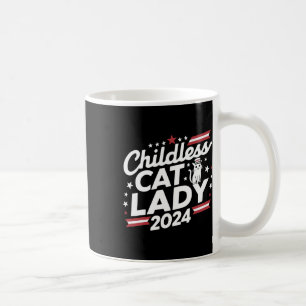 Cat Lady 2024 Funny Political Elections Demokrat Kaffeetasse