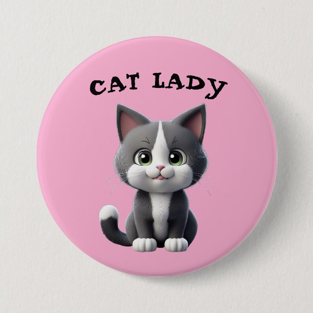 CAT LADY BUTTON (Vorderseite)