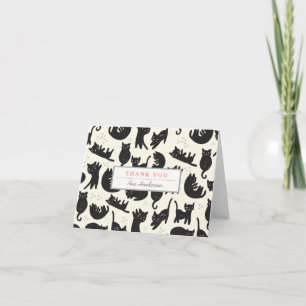 Cat Lady Danke-Card Dankeskarte