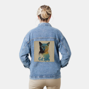 Cat Lady Denim Jacket Jeansjacke