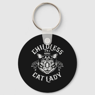 Cat Lady for Kamala Harris 2024 Feminist Voting Schlüsselanhänger