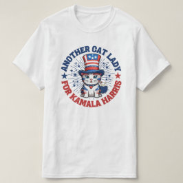 Cat lady für Kamala Harris 2024 T - Shirt