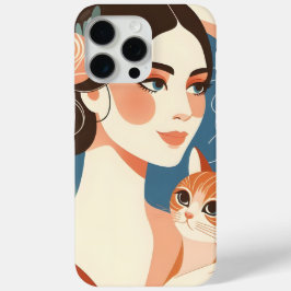 Cat Lady Graphic Illustration Case-Mate iPhone Hülle
