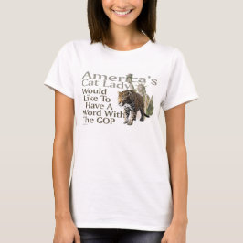 Cat Lady Jaguar Kamala T - Shirt