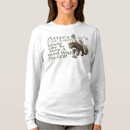 Cat Lady Jaguar Kamala T - Shirt