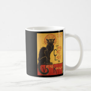 Cat Lady Kamala Le Chat Noir Funny Ballot Kaffeetasse