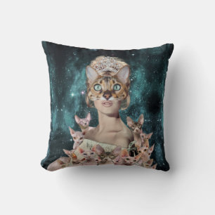 Cat Lady Kissen
