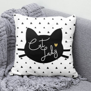 Cat Lady Kissen