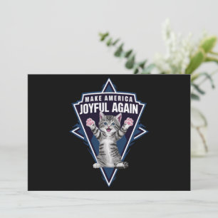 Cat Lady macht Amerika wieder fröhlich Harris Wall Einladung