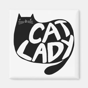Cat Lady Magnet
