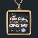 Cat Lady Necklace Vergoldete Kette<br><div class="desc">Cat Lady Necklace</div>