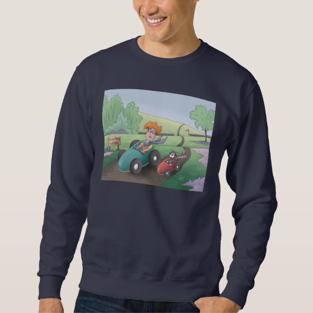 Cat Lady Road Kundgebung Sweatshirt (Vorderseite)