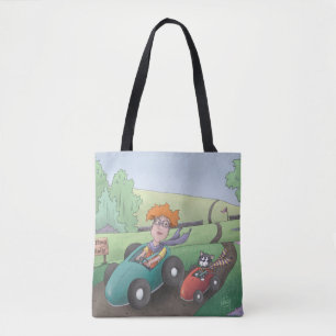 Cat Lady Road Kundgebung Tote Bag