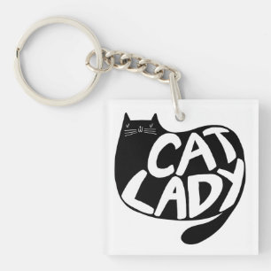Cat Lady Schlüsselanhänger