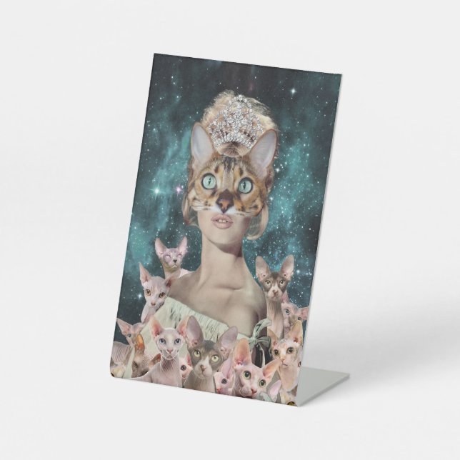 Cat Lady Sockelschild (Vorderseite)