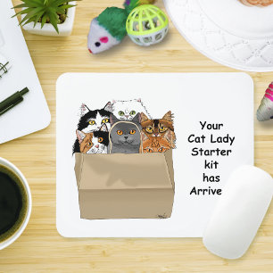 Cat Lady Starter Kit Mousepad