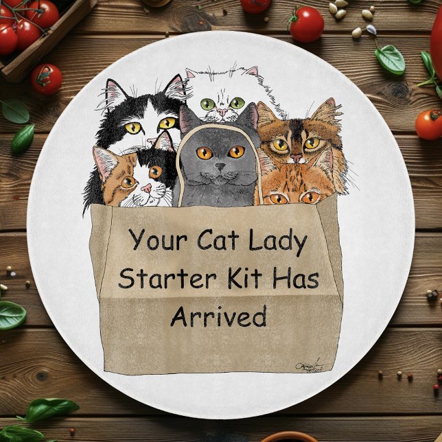 Cat Lady Starter Kit Schneidebrett (Von Creator hochgeladen)