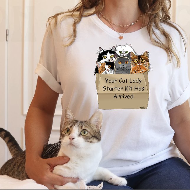 Cat Lady Starter Kit T-Shirt (Von Creator hochgeladen)