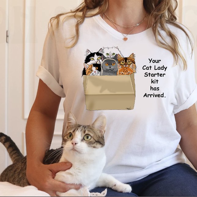 Cat Lady Starter Kit T-Shirt (Von Creator hochgeladen)